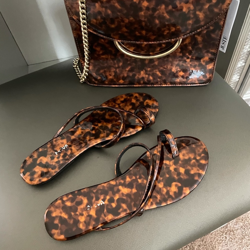Tortoise Shell Sandals - Picture 2 of 2